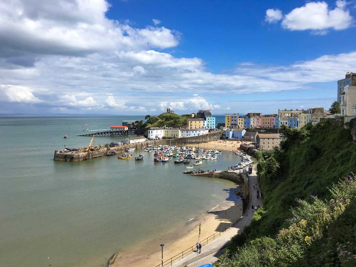 Tenby on a glorious summer`s day